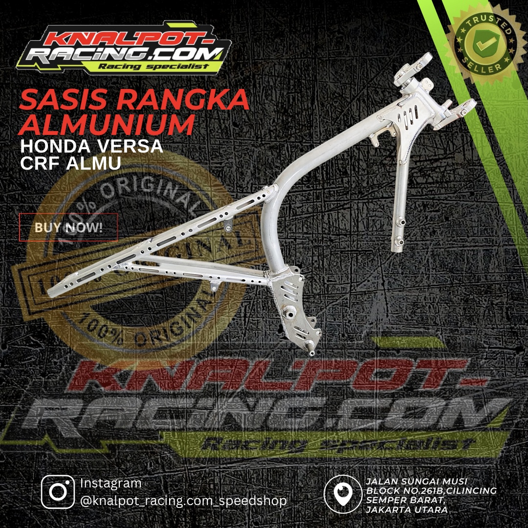SASIS RANGKA ALMU HONDA VERSA CRF ALMUNIUM
